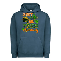 Pigment Midnight Navy Just call me pinch charming St. Patricks Day Urban Hoodie - FaDigitalArtStudio