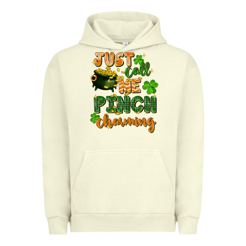 Just Call Me Pinch Charming St. Patricks Day Urban Hoodie by FaDigitalArtStudio | Teevron