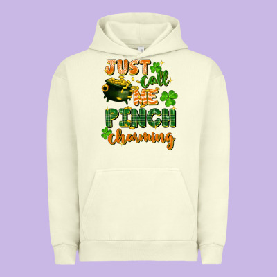 Just Call Me Pinch Charming St. Patricks Day Urban Hoodie Designed By Fadigitalartstudio