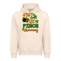 Sandshell Just call me pinch charming St. Patricks Day Urban Hoodie - FaDigitalArtStudio
