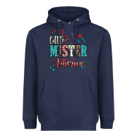 Navy Little mister America 4th of july Heavyweight Hoodie - HowdyJamesFarm