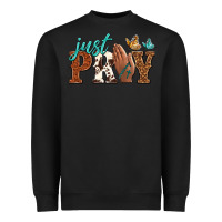Black just pray Heavyweight Sweatshirt - NancyCooperArtShop