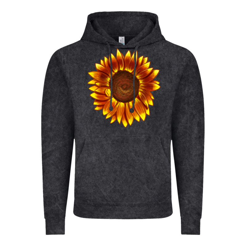 Tiger Eyes Sunflower Vintage Hoodie by LillyAllenDesigns | Teevron