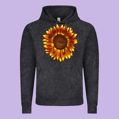 Tiger Eyes Sunflower Vintage Hoodie Designed By Lillyallendesigns