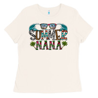 Bone summer nana Ladies Tee - CowhideDigitalArt