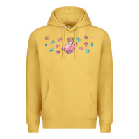 Antique Gold butterflies and mom Premium Hoodie - TumblerDesignByShophia