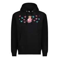 Black butterflies and mom Premium Hoodie - TumblerDesignByShophia