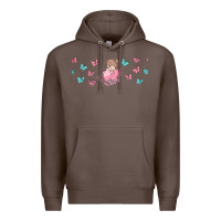 Coffee butterflies and mom Premium Hoodie - TumblerDesignByShophia