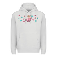 Dove Grey butterflies and mom Premium Hoodie - TumblerDesignByShophia