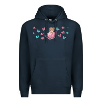 Navy butterflies and mom Premium Hoodie - TumblerDesignByShophia