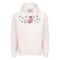Pale Pink butterflies and mom Premium Hoodie - TumblerDesignByShophia