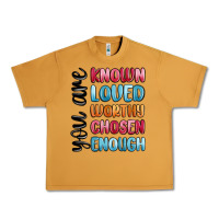 Peanut Butter you are known loved worthy chosen enough Urban Heavy Tee - MaliasSmallBusiness