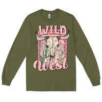 Army Green wild west Long Sleeve Tee - MaliasSmallBusiness