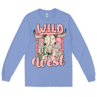Colony Blue wild west Long Sleeve Tee - MaliasSmallBusiness