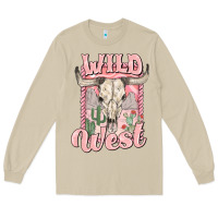Mushroom wild west Long Sleeve Tee - MaliasSmallBusiness