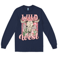Navy wild west Long Sleeve Tee - MaliasSmallBusiness