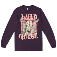 Plum wild west Long Sleeve Tee - MaliasSmallBusiness