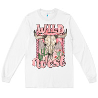 White wild west Long Sleeve Tee - MaliasSmallBusiness