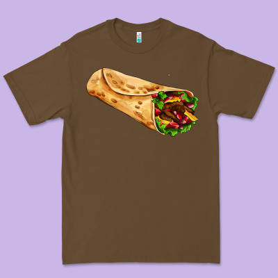 Burrito Premium Tee Designed By Adodesignshop