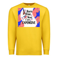 Lemon born free now i am expensive Premium Sweatshirt - TumblerDesignByShophia