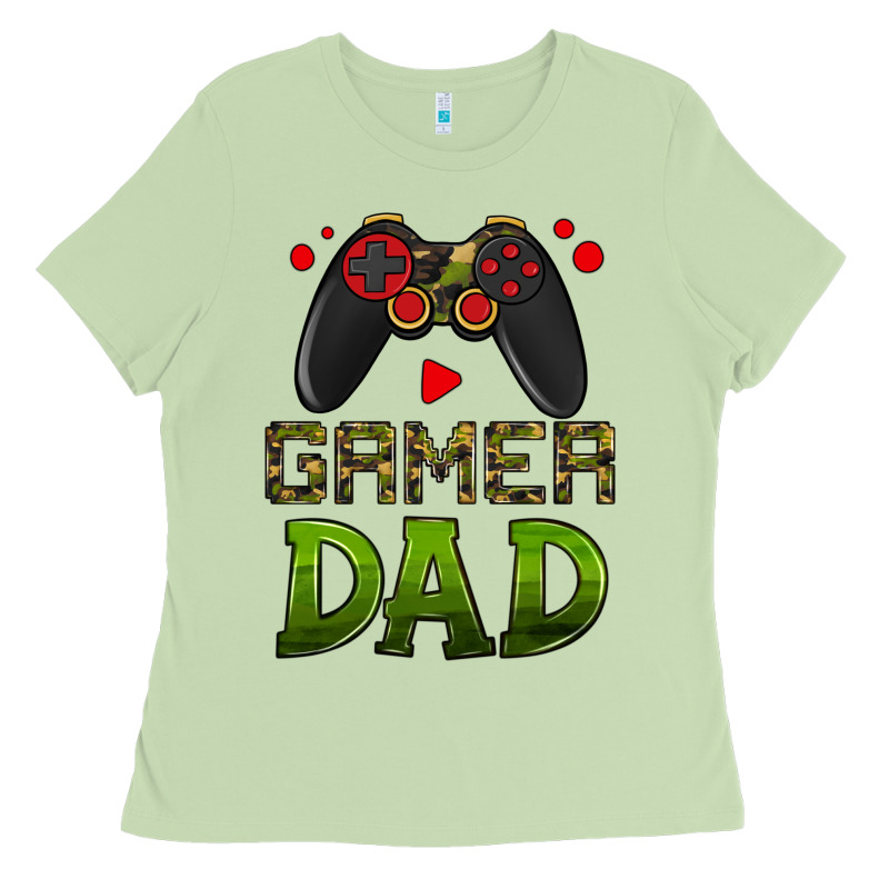 Gamer Dad Ladies Tee by HRA Design Shop | Teevron