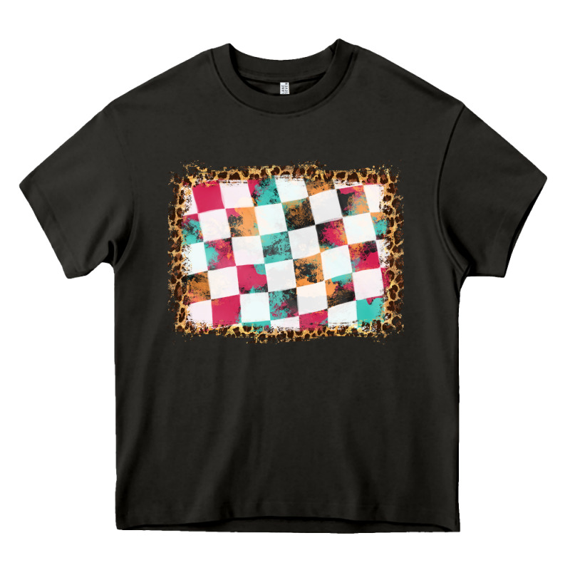 Race Background With Leopard Frame Heavy Core Tee by HRA Design Shop | Teevron
