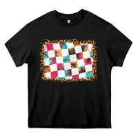 Black race background with leopard frame Heavy Core Tee - HRA Design Shop