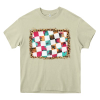 Mossy race background with leopard frame Heavy Core Tee - HRA Design Shop