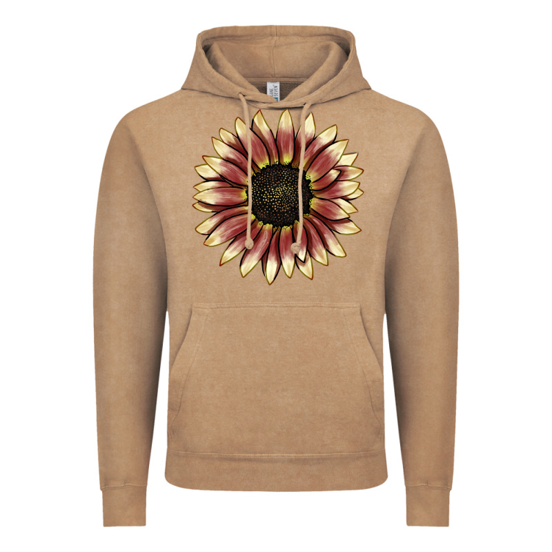 Strawberry Blonde Sunflower Vintage Hoodie by LillyAllenDesigns | Teevron
