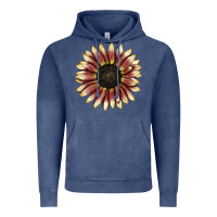 Vintage Denim strawberry blonde sunflower Vintage Hoodie - LillyAllenDesigns