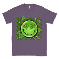 Lavender checkered st. patrick's day Classic Tee - MaliasSmallBusiness