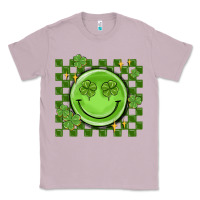 Lilac checkered st. patrick's day Classic Tee - MaliasSmallBusiness
