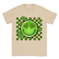 Mushroom checkered st. patrick's day Classic Tee - MaliasSmallBusiness