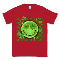 Red checkered st. patrick's day Classic Tee - MaliasSmallBusiness