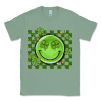 Sage checkered st. patrick's day Classic Tee - MaliasSmallBusiness