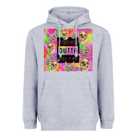 Heather Grey straight outta fucks to give Heavyweight Hoodie - TumblerDesignByShophia