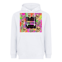 White straight outta fucks to give Heavyweight Hoodie - TumblerDesignByShophia