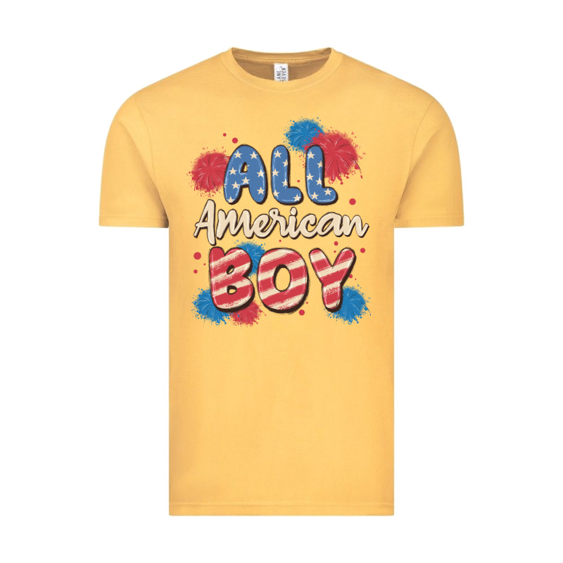 All American Boy Vintage Tee by MaliasSmallBusiness | Teevron