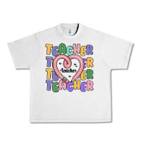 Lunar Rock teacher and pencil heart Urban Heavy Tee - MaliasSmallBusiness