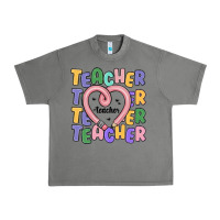 Tornado teacher and pencil heart Urban Heavy Tee - MaliasSmallBusiness