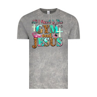 Cloud Rock all i need is the gym and jesus Vintage Tee - JahusDesignShop
