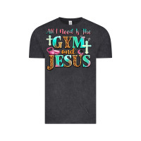 Vintage Black all i need is the gym and jesus Vintage Tee - JahusDesignShop