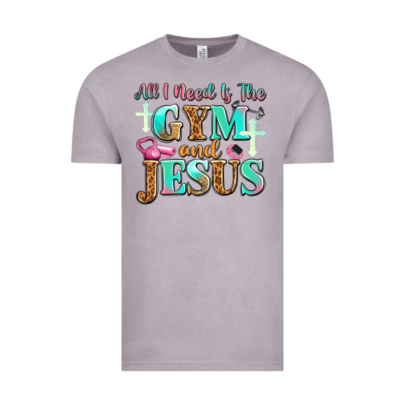 All I Need Is The Gym And Jesus Vintage Tee by JahusDesignShop | Teevron