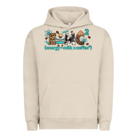 Pigment French Oak e=mc2 energy milk coffee bbs Urban Hoodie - BundleAndBundleShop