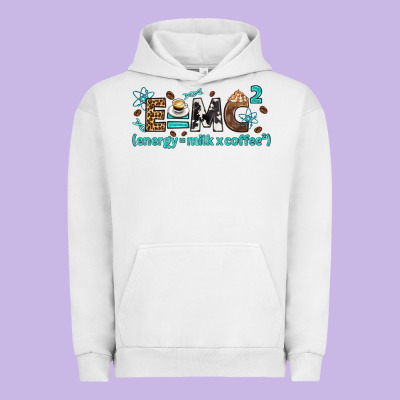 E=mc2 Energy Milk Coffee Bbs Urban Hoodie Designed By Bundleandbundleshop
