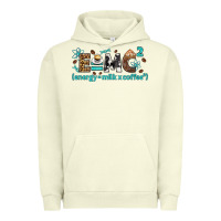Pigment Pistachio e=mc2 energy milk coffee bbs Urban Hoodie - BundleAndBundleShop