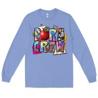 Colony Blue para crew Long Sleeve Tee - NancyCooperArtShop