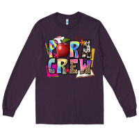 Plum para crew Long Sleeve Tee - NancyCooperArtShop