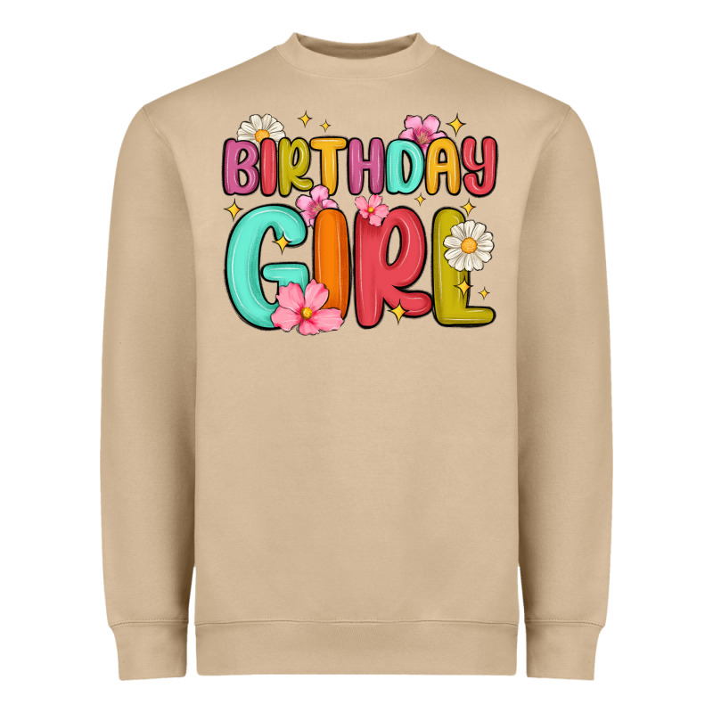Birthday Girl Heavyweight Sweatshirt by MaliasSmallBusiness | Teevron