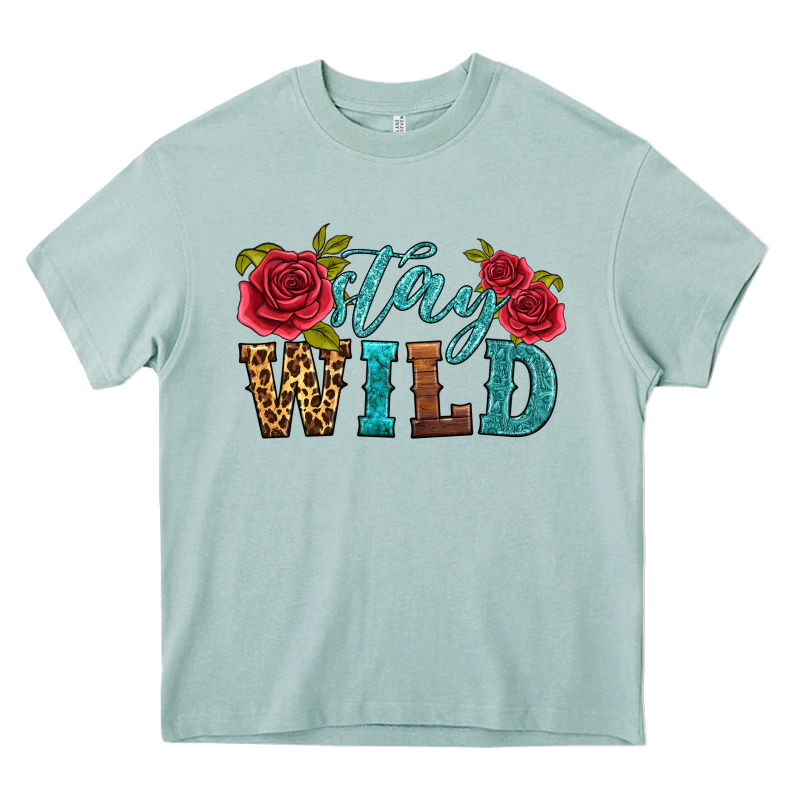 Stay Wild Heavy Core Tee by HRA Design Shop | Teevron